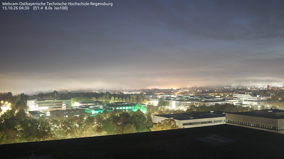 Archiv Foto Webcam Regensburg: Technische Hochschule