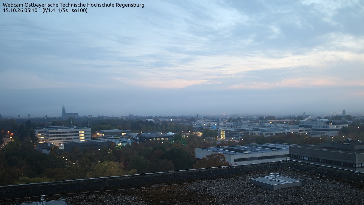 Archiv Foto Webcam Regensburg: Technische Hochschule