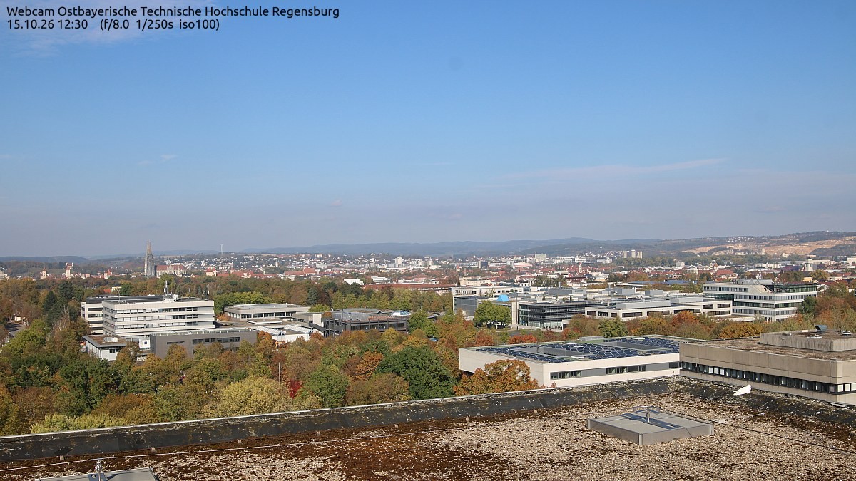 Archiv Foto Webcam Regensburg: Technische Hochschule