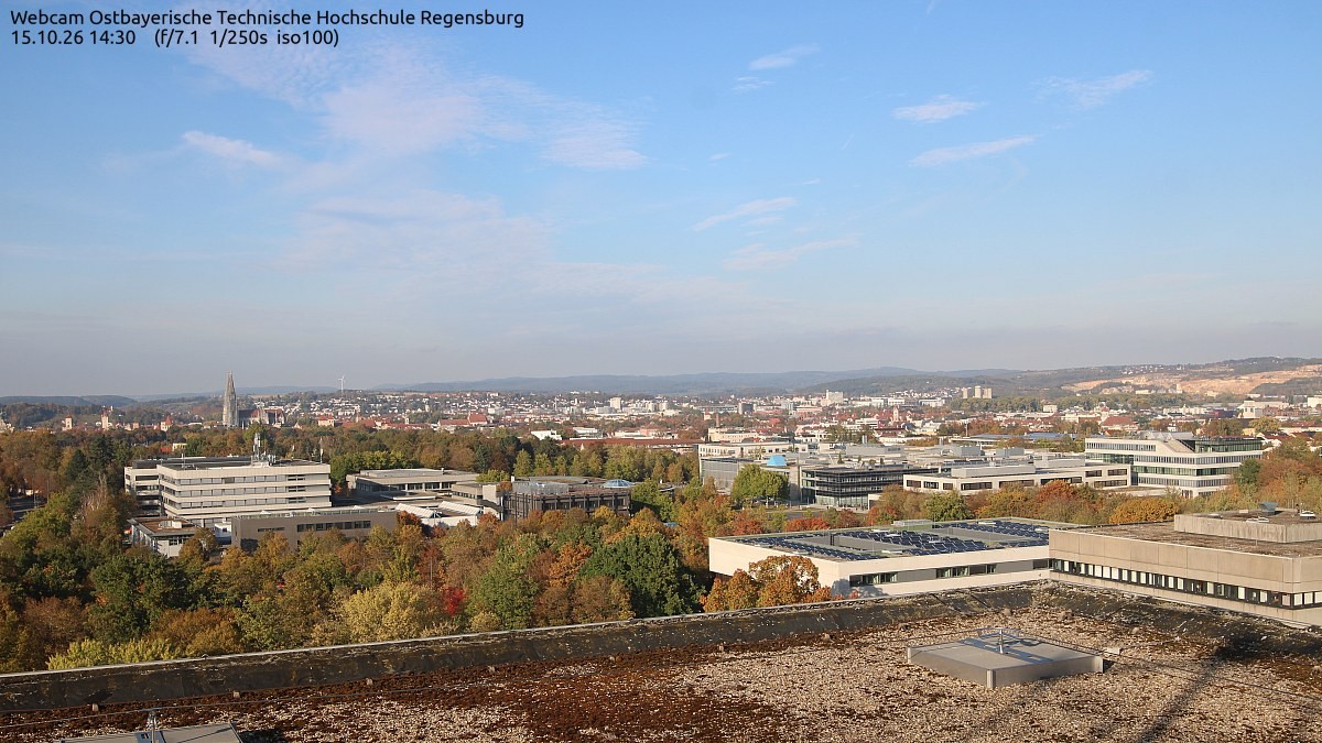 Archiv Foto Webcam Regensburg: Technische Hochschule
