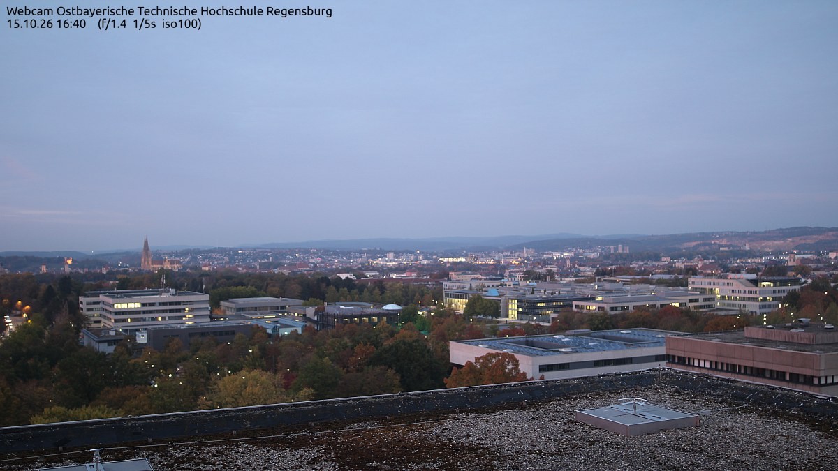 Archiv Foto Webcam Regensburg: Technische Hochschule