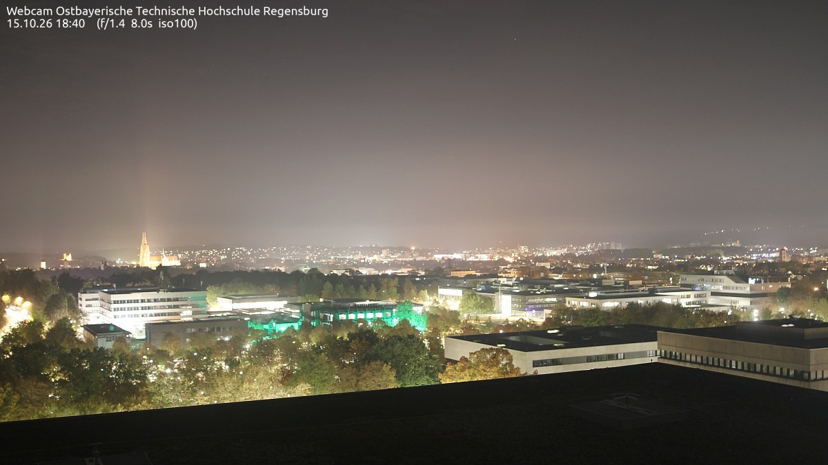 Archiv Foto Webcam Regensburg: Technische Hochschule