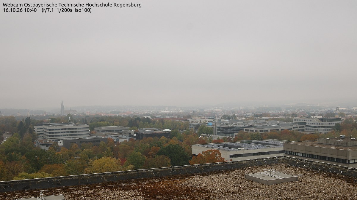 Archiv Foto Webcam Regensburg: Technische Hochschule