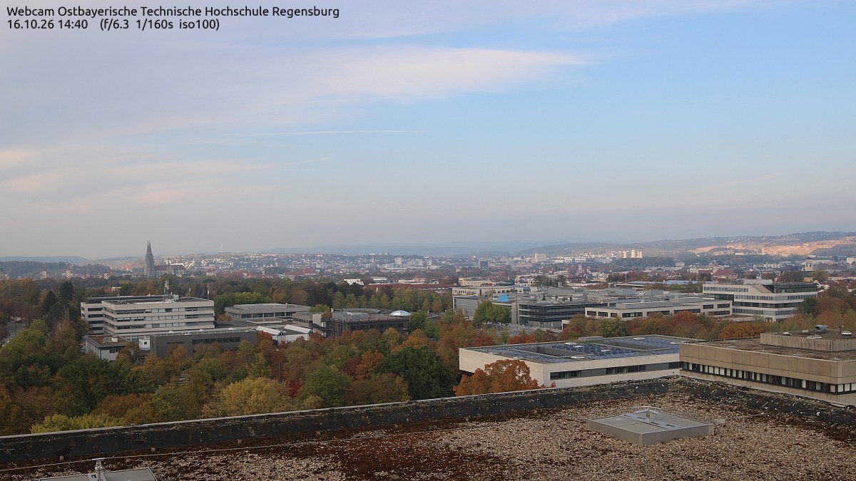 Archiv Foto Webcam Regensburg: Technische Hochschule