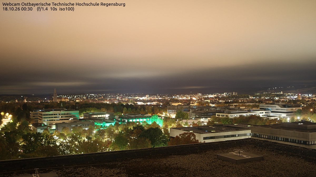 Archiv Foto Webcam Regensburg: Technische Hochschule