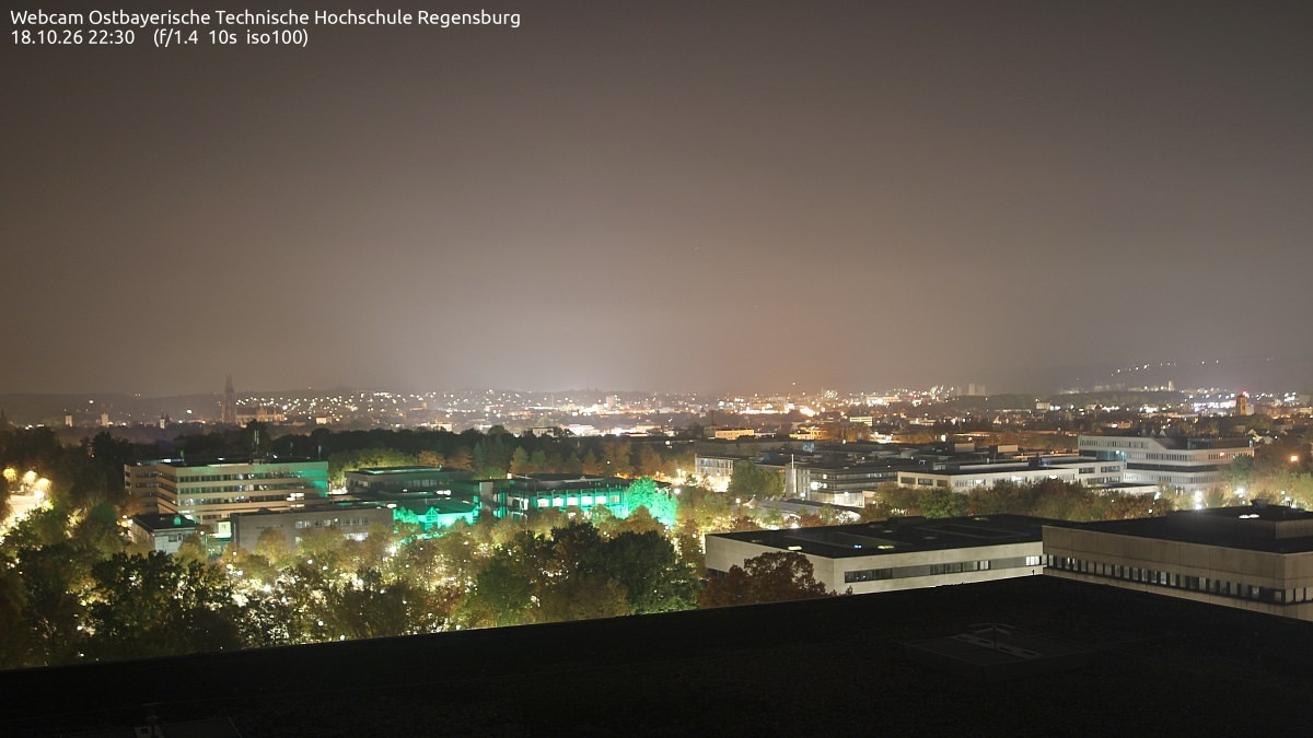 Archiv Foto Webcam Regensburg: Technische Hochschule