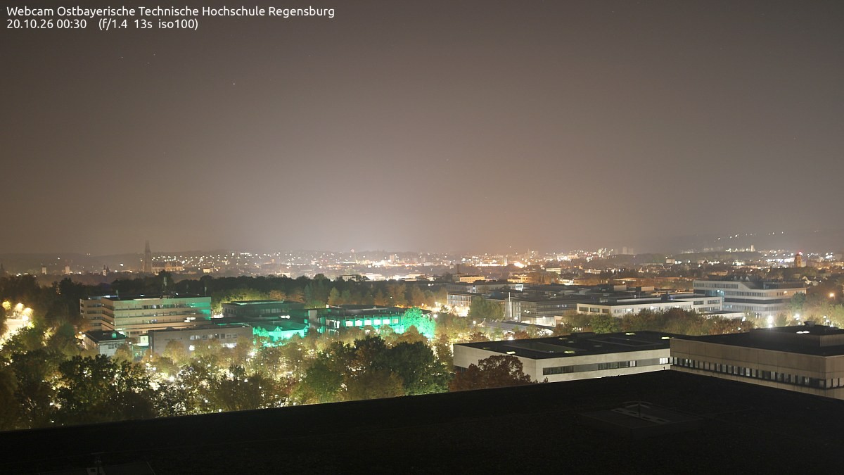 Archiv Foto Webcam Regensburg: Technische Hochschule