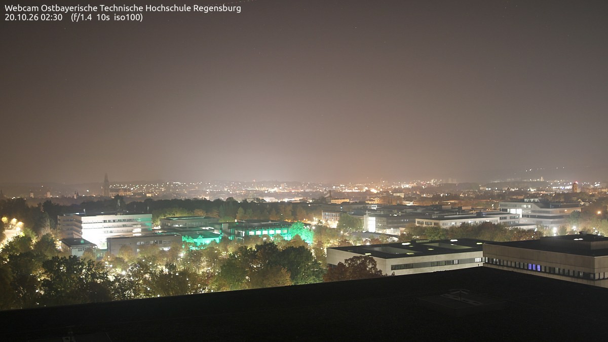 Archiv Foto Webcam Regensburg: Technische Hochschule