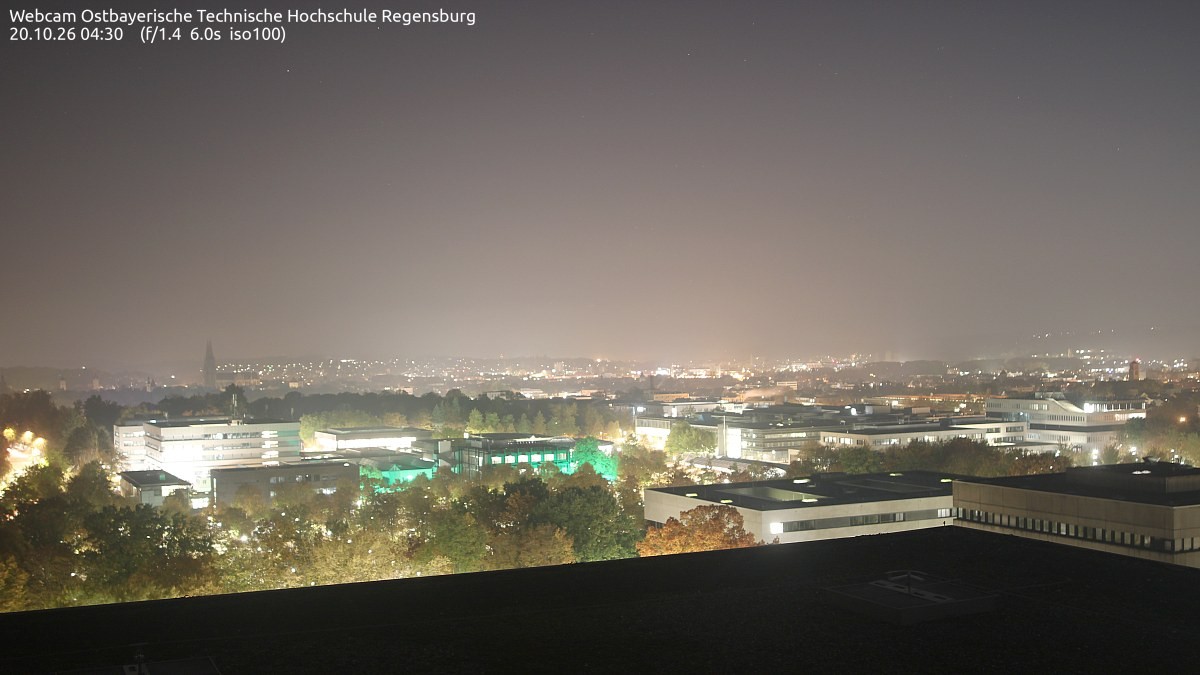 Archiv Foto Webcam Regensburg: Technische Hochschule