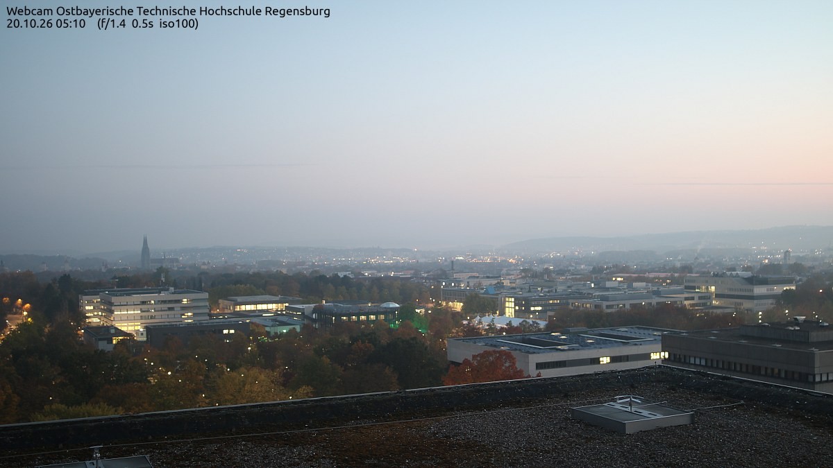 Archiv Foto Webcam Regensburg: Technische Hochschule