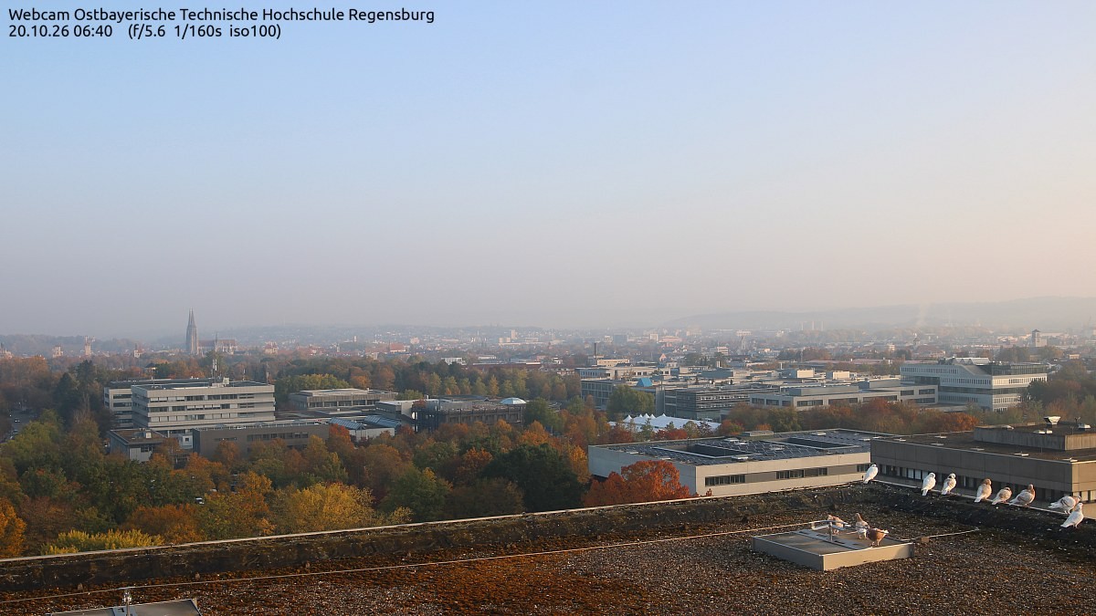 Archiv Foto Webcam Regensburg: Technische Hochschule