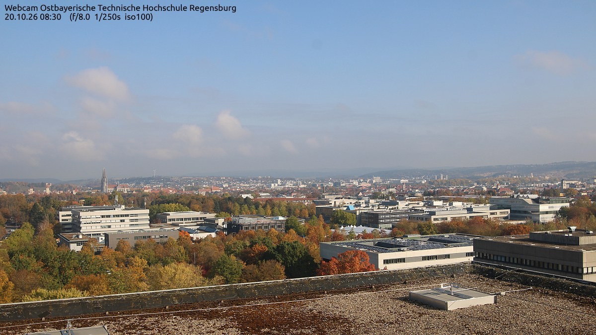 Archiv Foto Webcam Regensburg: Technische Hochschule