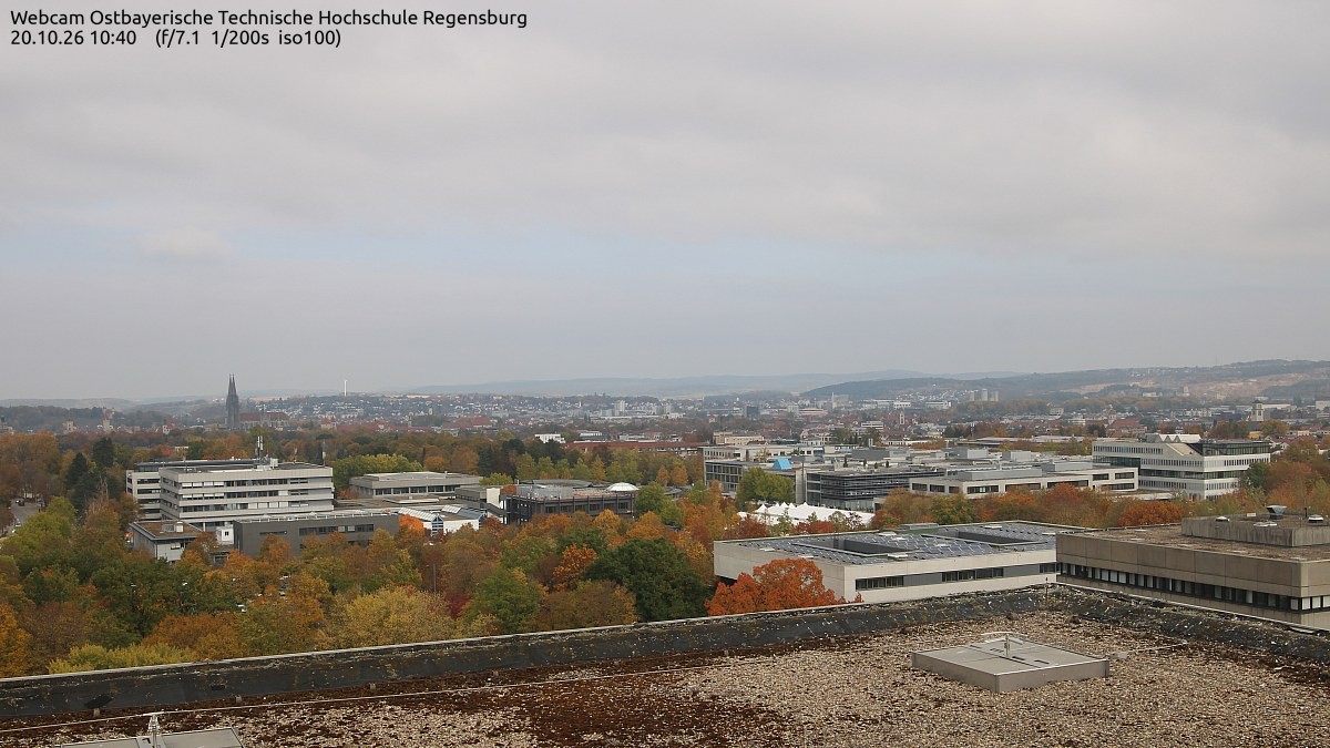 Archiv Foto Webcam Regensburg: Technische Hochschule