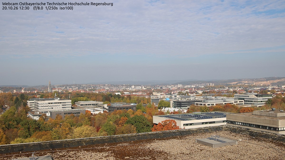 Archiv Foto Webcam Regensburg: Technische Hochschule