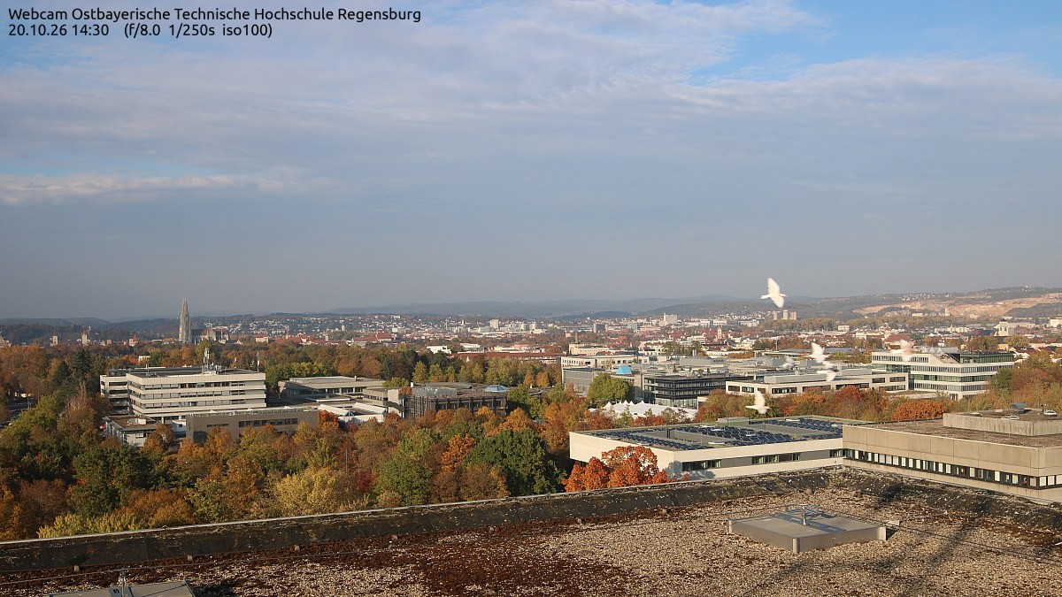 Archiv Foto Webcam Regensburg: Technische Hochschule