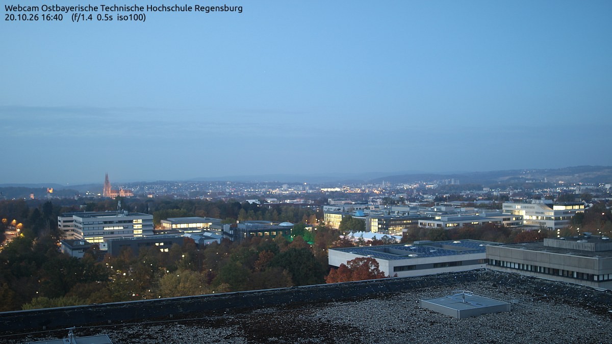 Archiv Foto Webcam Regensburg: Technische Hochschule