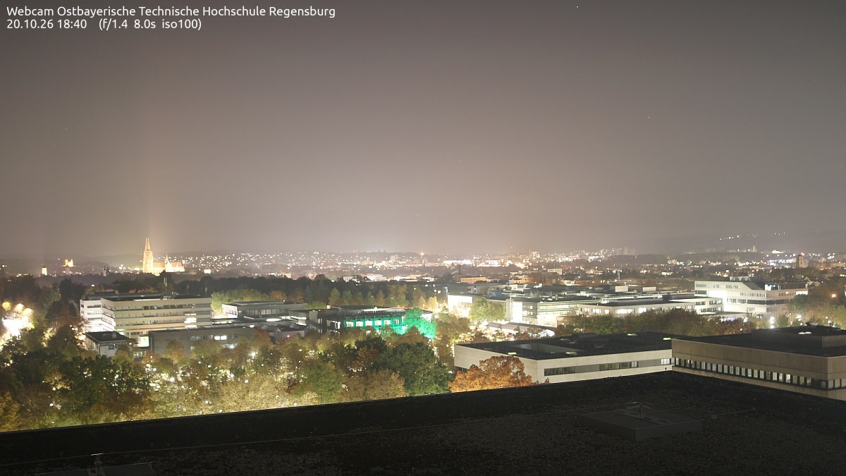Archiv Foto Webcam Regensburg: Technische Hochschule