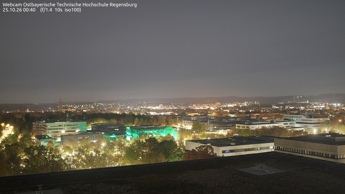 Archiv Foto Webcam Regensburg: Technische Hochschule