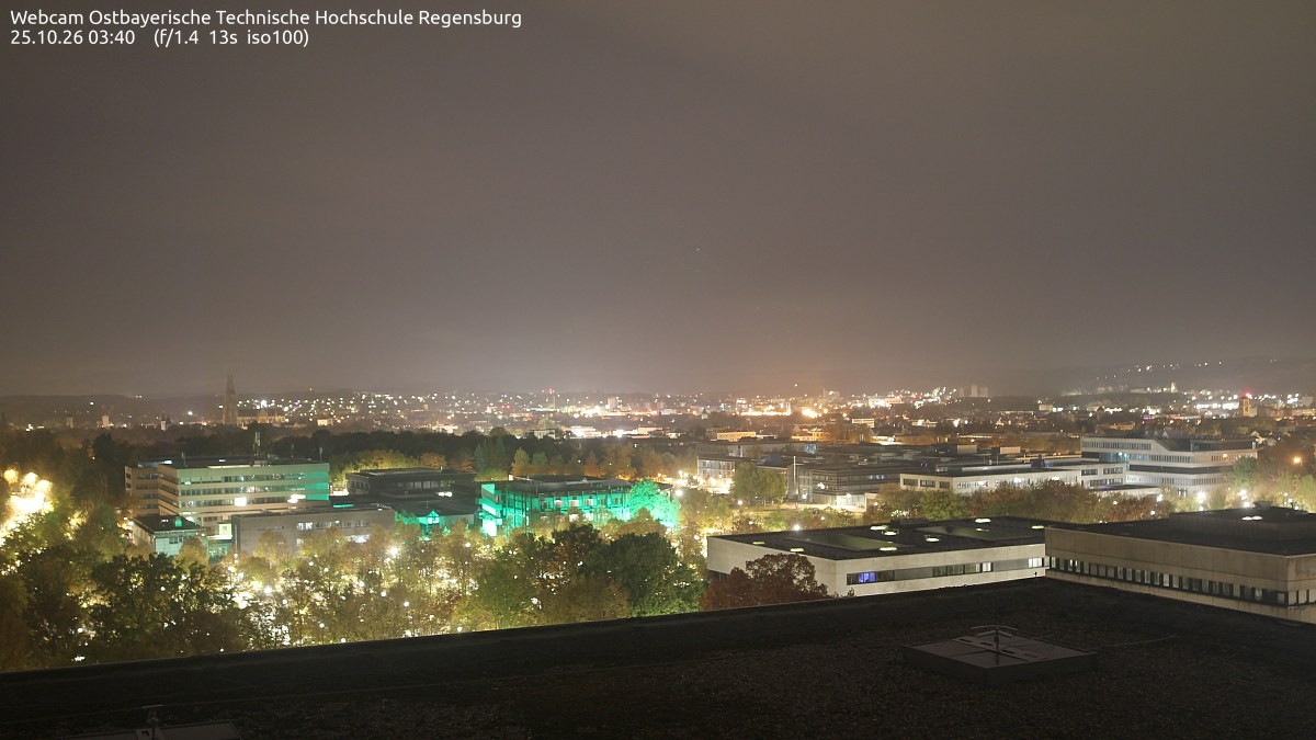 Archiv Foto Webcam Regensburg: Technische Hochschule