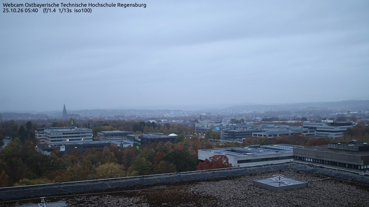Archiv Foto Webcam Regensburg: Technische Hochschule