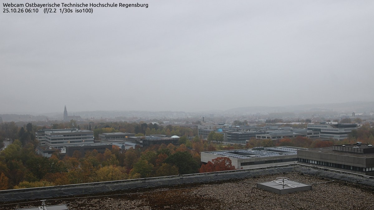 Archiv Foto Webcam Regensburg: Technische Hochschule