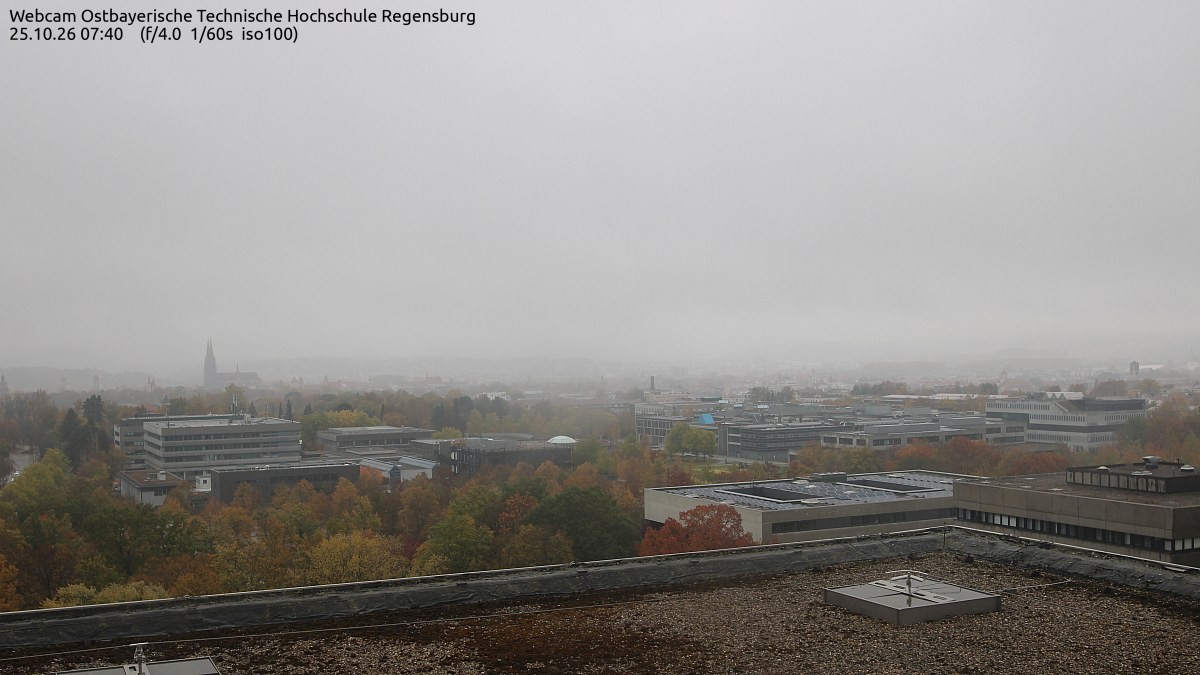 Archiv Foto Webcam Regensburg: Technische Hochschule
