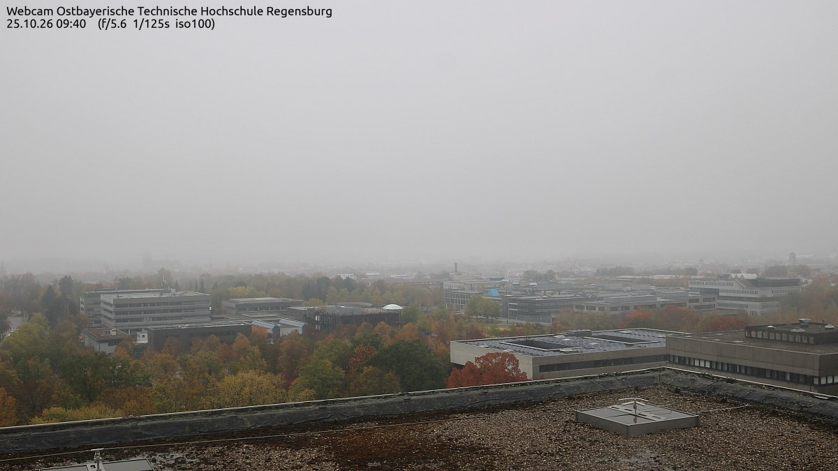 Archiv Foto Webcam Regensburg: Technische Hochschule