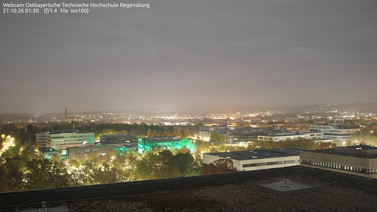 Archiv Foto Webcam Regensburg: Technische Hochschule