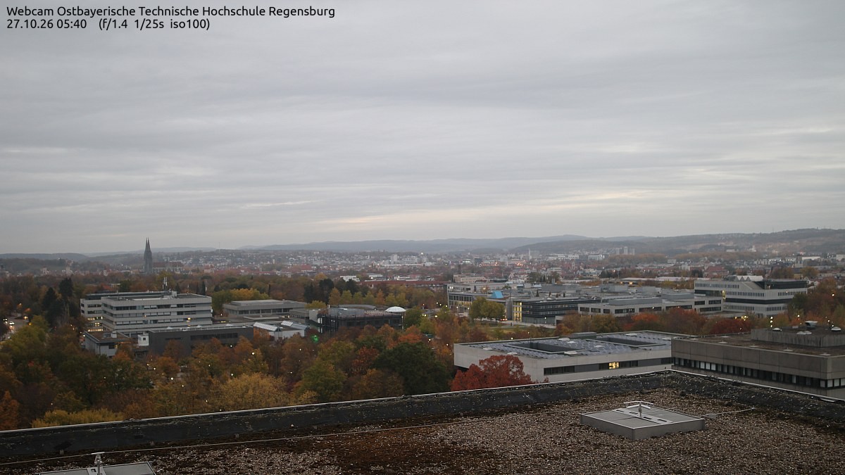 Archiv Foto Webcam Regensburg: Technische Hochschule