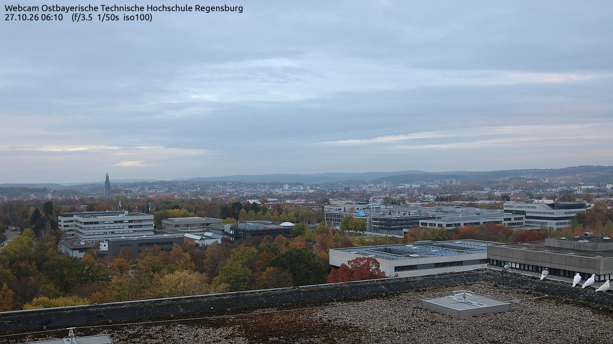 Archiv Foto Webcam Regensburg: Technische Hochschule