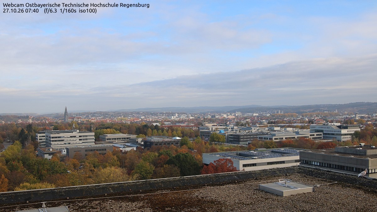 Archiv Foto Webcam Regensburg: Technische Hochschule
