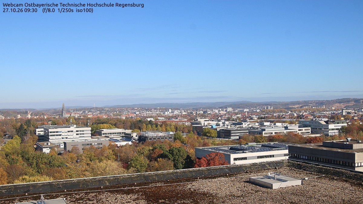 Archiv Foto Webcam Regensburg: Technische Hochschule