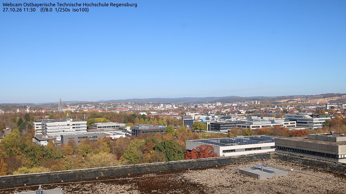 Archiv Foto Webcam Regensburg: Technische Hochschule