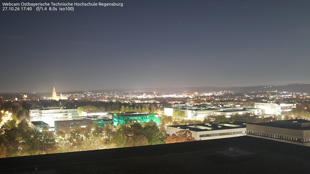 Archiv Foto Webcam Regensburg: Technische Hochschule