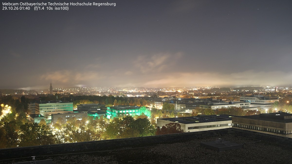 Archiv Foto Webcam Regensburg: Technische Hochschule