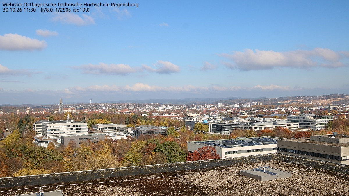 Archiv Foto Webcam Regensburg: Technische Hochschule