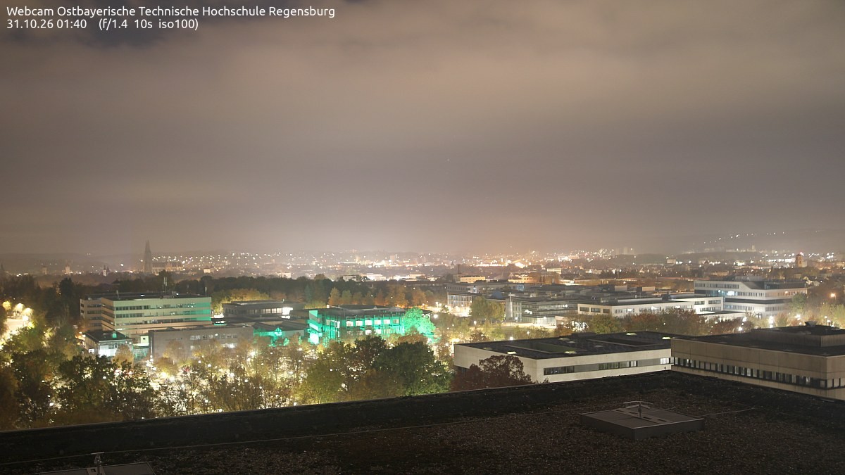Archiv Foto Webcam Regensburg: Technische Hochschule