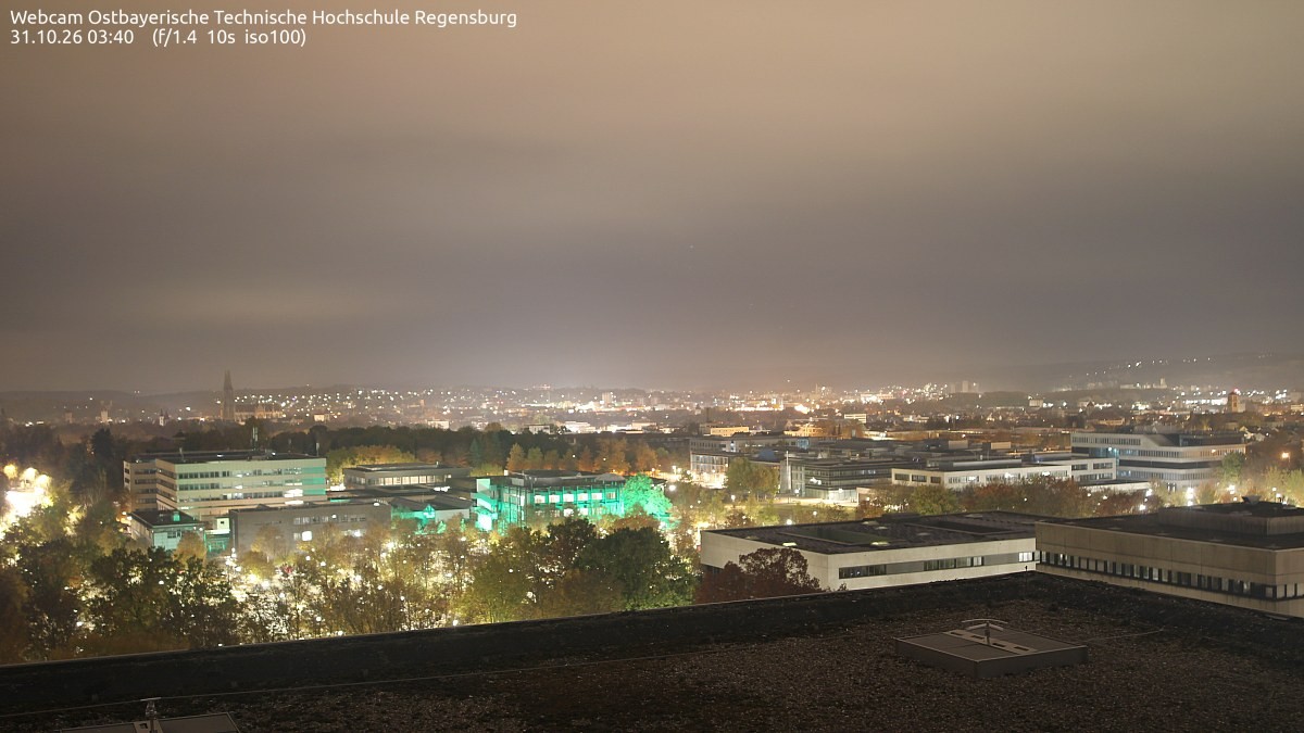Archiv Foto Webcam Regensburg: Technische Hochschule