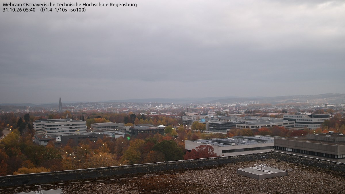 Archiv Foto Webcam Regensburg: Technische Hochschule