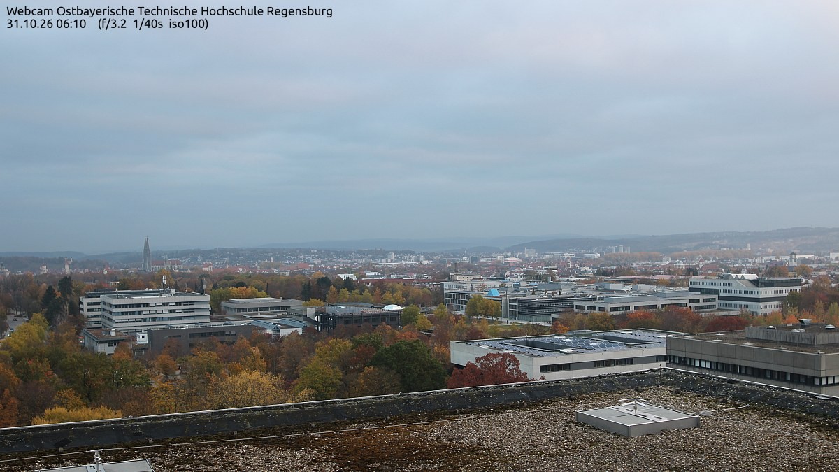 Archiv Foto Webcam Regensburg: Technische Hochschule