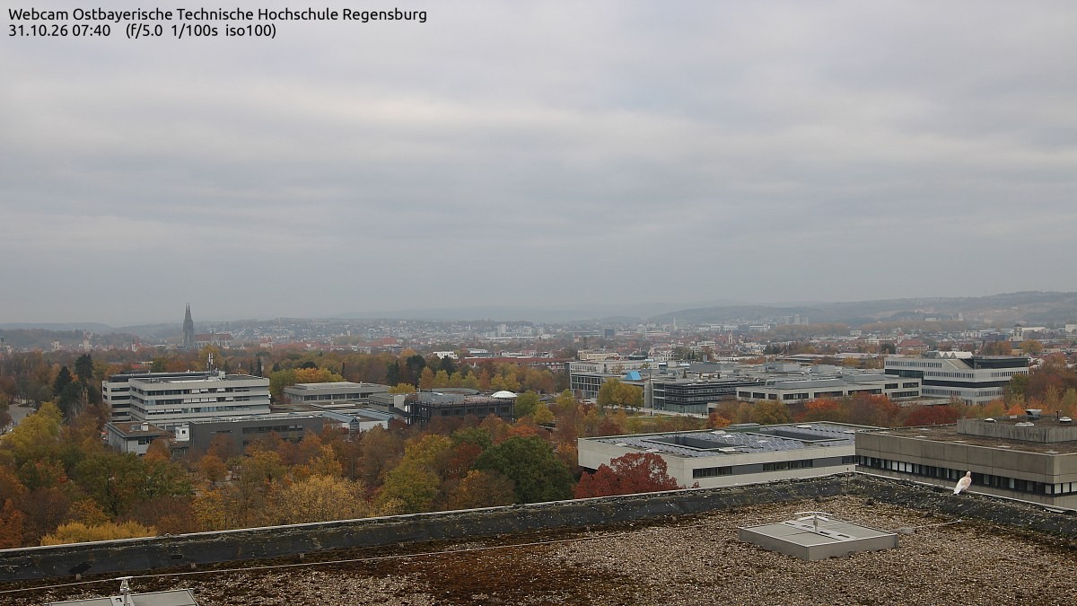 Archiv Foto Webcam Regensburg: Technische Hochschule