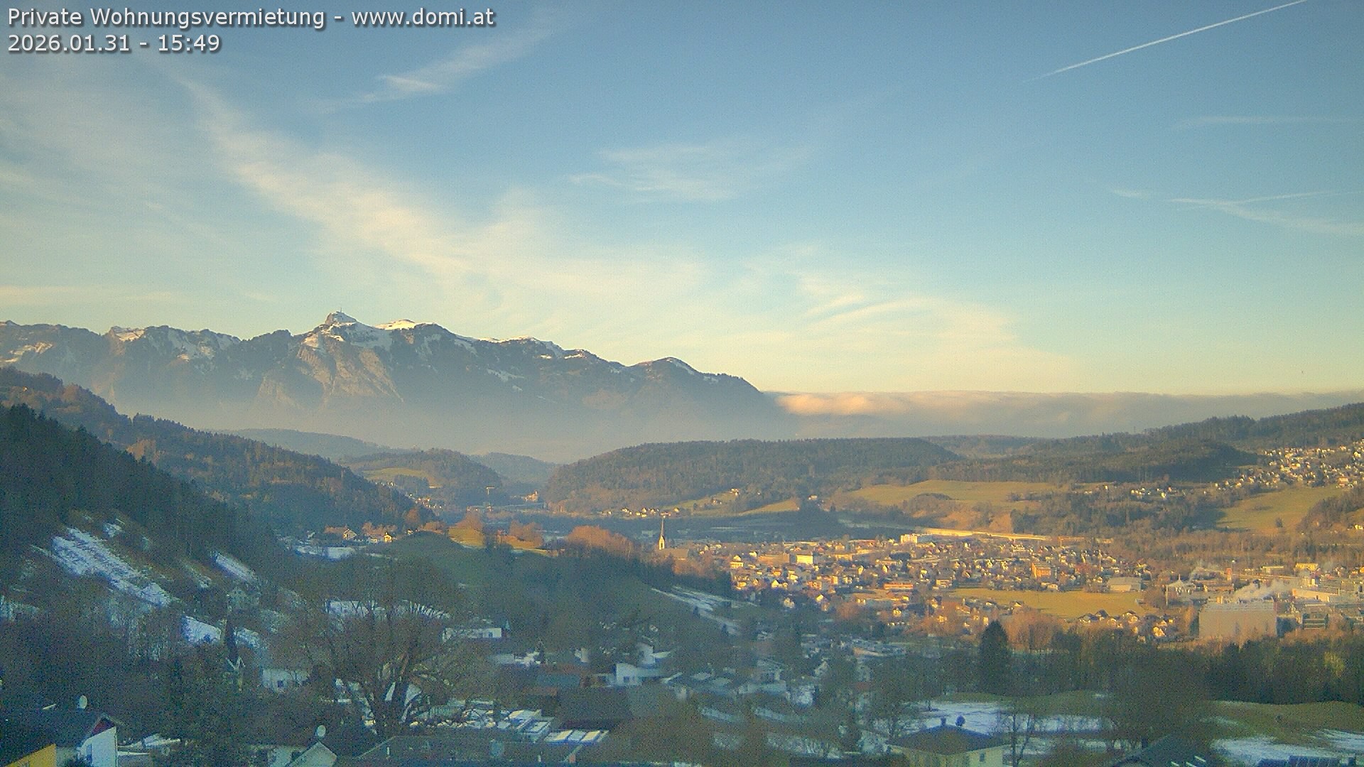 Archiv Foto Webcam Ausblick von Gampelün bei Frastanz