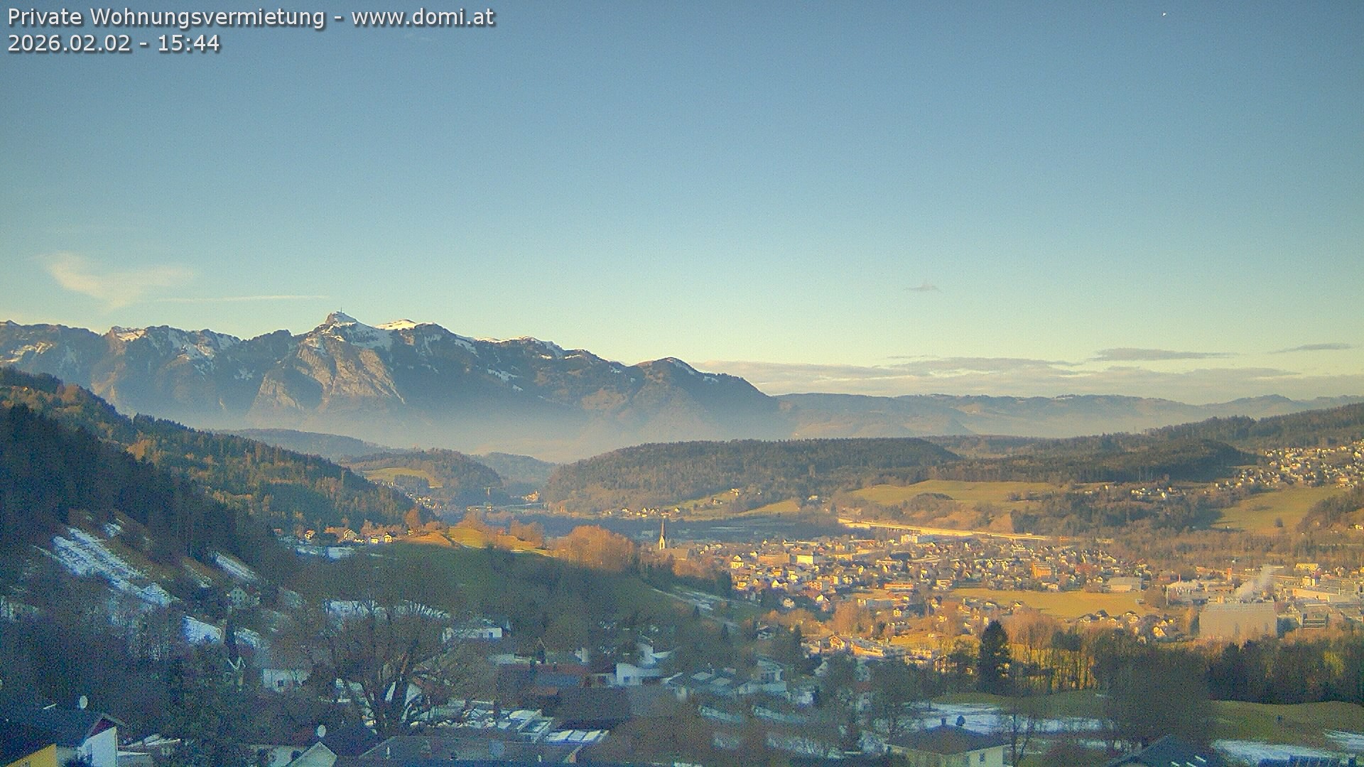 Archiv Foto Webcam Ausblick von Gampelün bei Frastanz