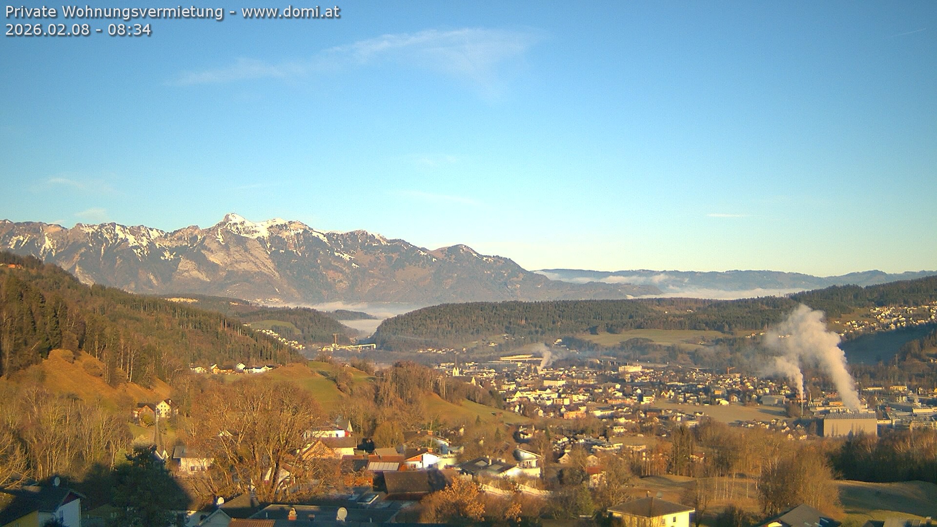 Archiv Foto Webcam Ausblick von Gampelün bei Frastanz