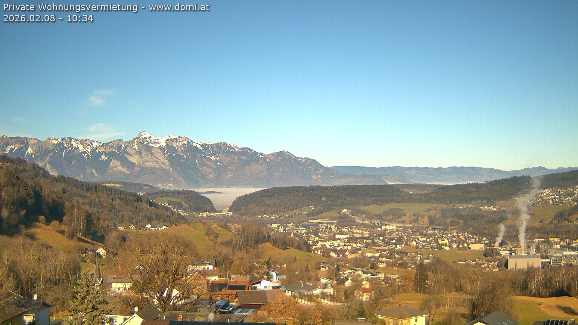 Archiv Foto Webcam Ausblick von Gampelün bei Frastanz