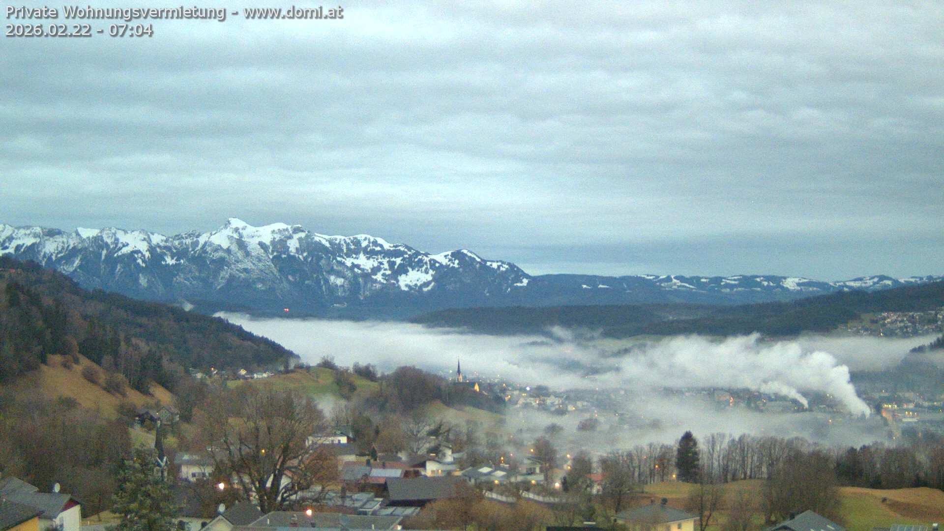 Archived image Webcam View from Gampelün in Frastanz