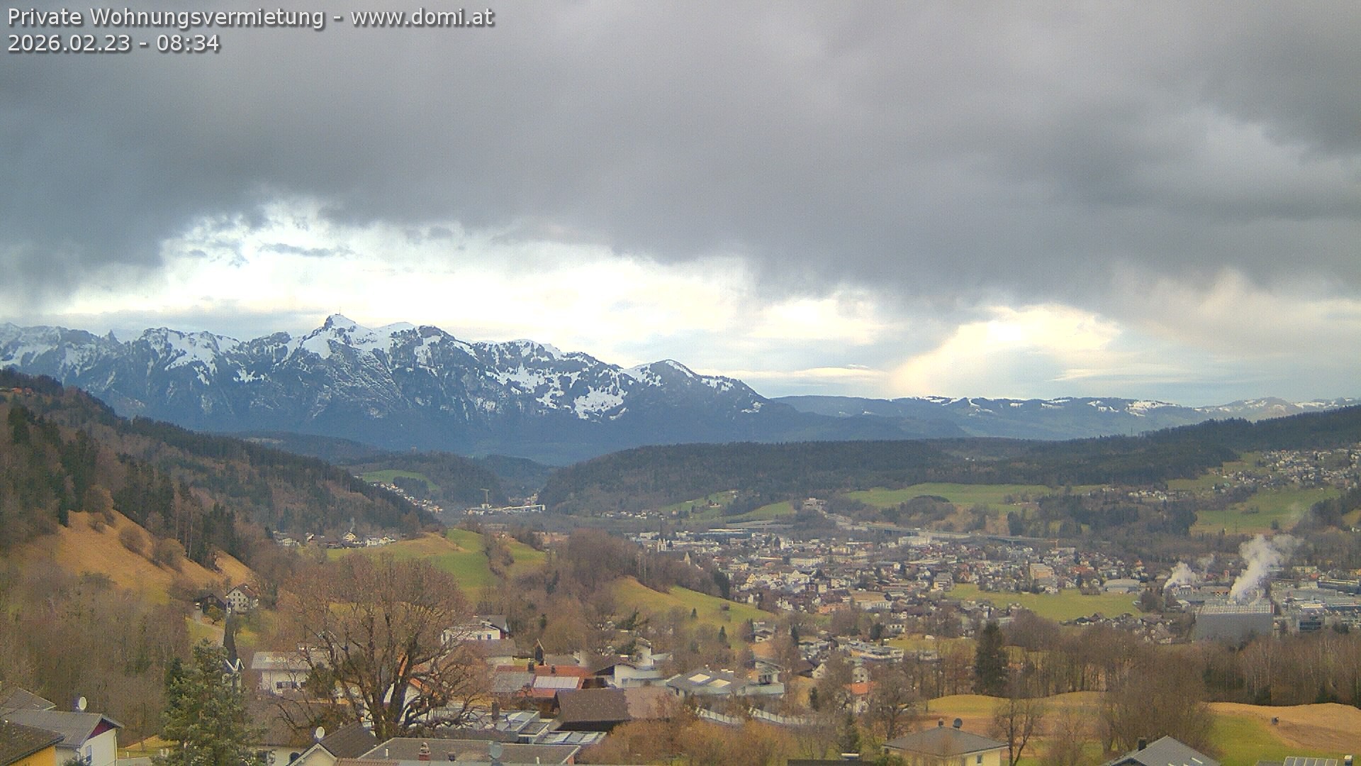 Archiv Foto Webcam Ausblick von Gampelün bei Frastanz