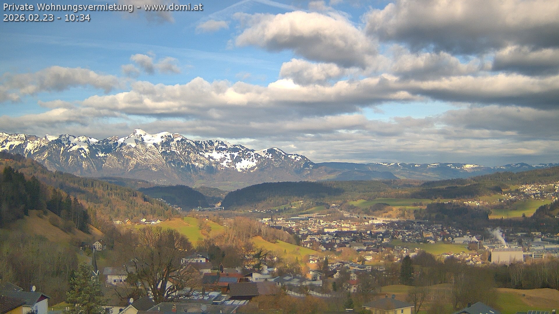 Archiv Foto Webcam Ausblick von Gampelün bei Frastanz