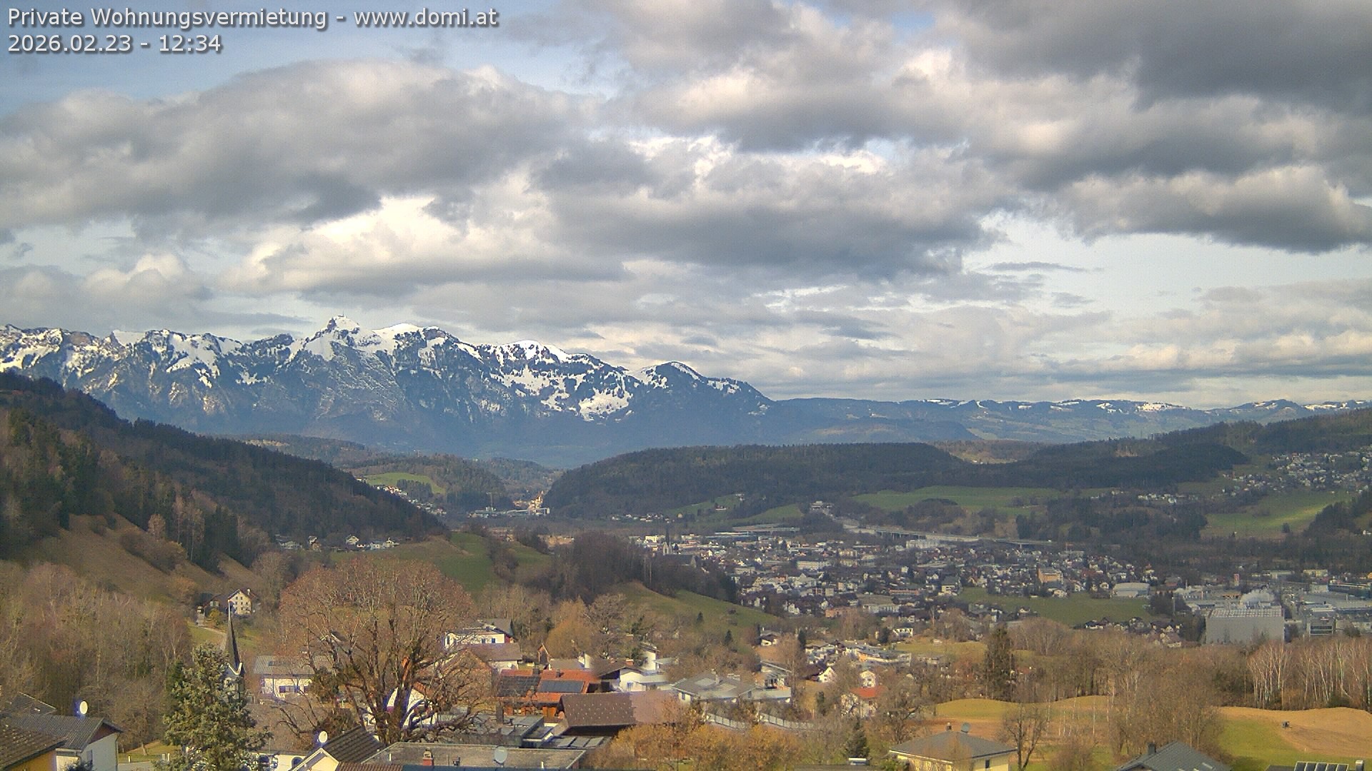 Archiv Foto Webcam Ausblick von Gampelün bei Frastanz
