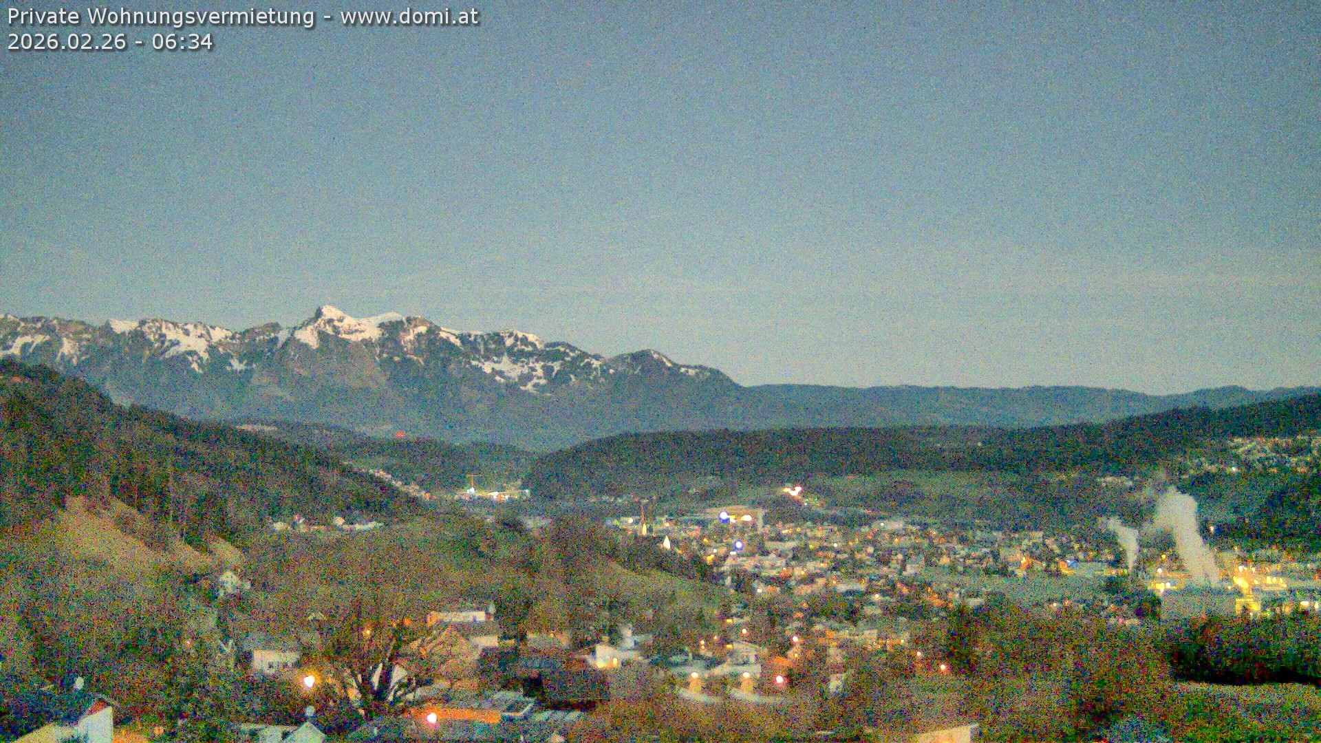 Archived image Webcam View from Gampelün in Frastanz